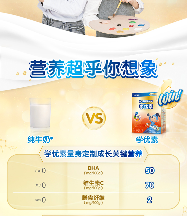 美贊臣學(xué)優(yōu)素學(xué)生奶粉（6-15歲）