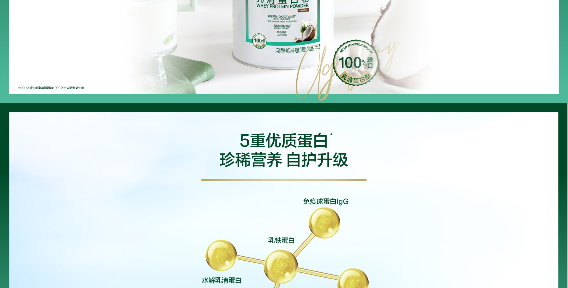 每日悅享益生菌乳清蛋白粉