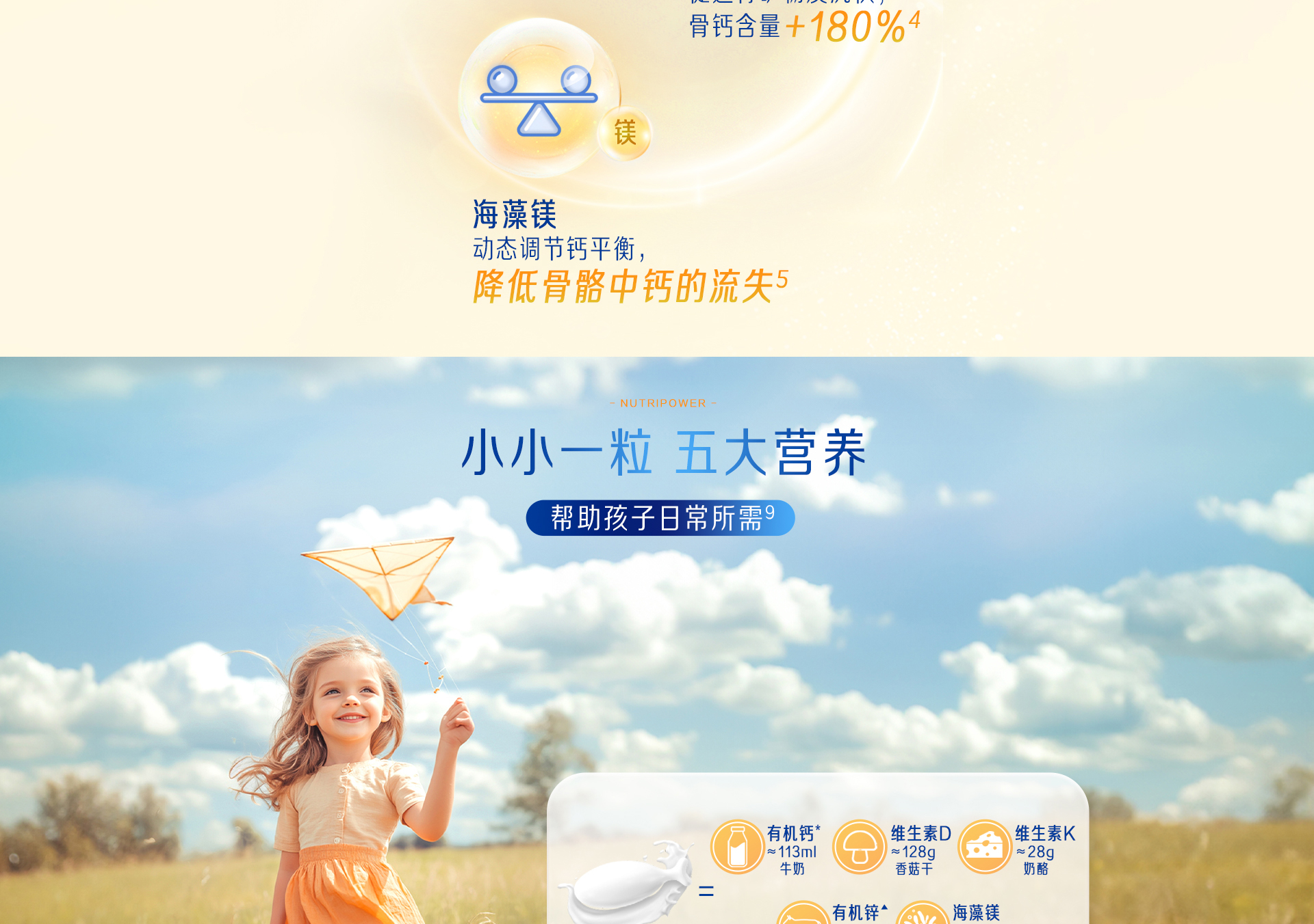 學(xué)優(yōu)力海藻鈣鎂鋅DK軟膠囊